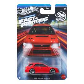 Subaru  - Impreza 1999 red - 1:64 - Hotwheels - JKX10 - hwmvJKX10 | The Diecast Company