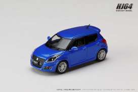 Suzuki  - Swift Sport blue - 1:64 - Hobby Japan - HJ641082BL - HJ641082BL | The Diecast Company