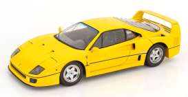 Ferrari  - F40 1987 yellow - 1:12 - KK - Scale - KKDC120252 - KKDC120252 | The Diecast Company