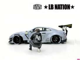 Figures  - Liberty Walk *LB NATION* - 4  - 1:24 - American Diorama - 25504 - AD25504 | The Diecast Company