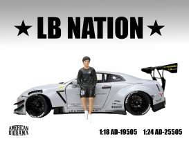 Figures  - Liberty Walk *LB NATION* - 5  - 1:24 - American Diorama - 25505 - AD25505 | The Diecast Company