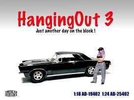 Figures  - Hanging Out 3-2  - 1:18 - American Diorama - 19402 - AD19402 | The Diecast Company