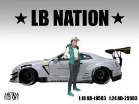 Figures  - Liberty Walk *LB NATION* - 3  - 1:18 - American Diorama - 19503 - AD19503 | The Diecast Company