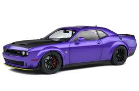 Dodge  - Challenger SRT 2020 purple - 1:18 - Solido - SO1805714 - soli1805714 | The Diecast Company