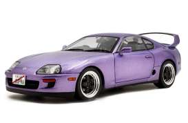 Toyota  - Supra Mk.4 (A80) 1993 purple - 1:18 - Solido - SO1807607 - soli1807607 | The Diecast Company