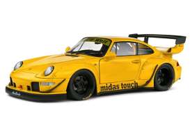 Porsche  - 911 2023 yellow - 1:18 - Solido - SO1808504 - soli1808504 | The Diecast Company