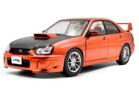 Subaru  - Impreza WRX STI  2003 orange - 1:18 - Solido - SO1812304 - soli1812304 | The Diecast Company