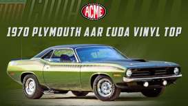 Plymouth  - AAR Cuda 1970 green - 1:18 - Acme Diecast - 1806140VT - acme1806140VT | The Diecast Company