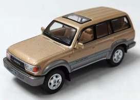 Toyota  - Land Rover LC80 1994 gold - 1:64 - Massdi - TYT1003 - MAS-TYT1003 | The Diecast Company
