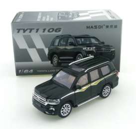 Toyota  - Land Rover LC200 2016 green - 1:64 - Massdi - TYT1106 - MAS-TYT1106 | The Diecast Company