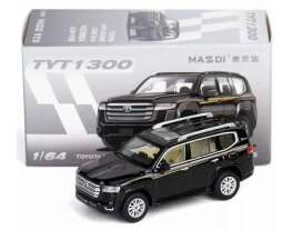 Toyota  - Land Rover LC300 black - 1:64 - Massdi - TYT1300 - MAS-TYT1300 | The Diecast Company