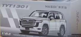 Toyota  - Land Rover LC300 white - 1:64 - Massdi - TYT1301 - MAS-TYT1301 | The Diecast Company