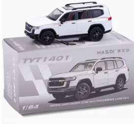 Toyota  - Land Rover LC300 GR-S white - 1:64 - Massdi - TYT1401 - MAS-TYT1401 | The Diecast Company