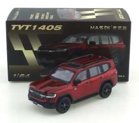 Toyota  - Land Rover LC300 GR-S red - 1:64 - Massdi - TYT1405 - MAS-TYT1405 | The Diecast Company