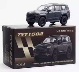 Toyota  - Land Rover LC300 gray - 1:64 - Massdi - TYT1502 - MAS-TYT1502 | The Diecast Company