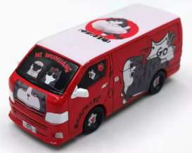 Toyota  - Hiace red - 1:64 - Massdi - TYT1771 - MAS-TYT1771 | The Diecast Company