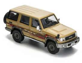 Toyota  - Land Cruiser LC76 1994 beige - 1:64 - Massdi - TYT1900 - MAS-TYT1900 | The Diecast Company