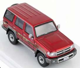 Toyota  - Land Cruiser LC76 1994 red - 1:64 - Massdi - TYT1903 - MAS-TYT1903 | The Diecast Company
