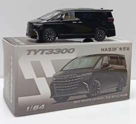 Toyota  - Alphard 2023 black - 1:64 - Massdi - TYT3300 - MAS-TYT3300 | The Diecast Company