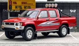 Toyota  - Hilux LN107 1994 red - 1:64 - Massdi - TYT3901 - MAS-TYT3901 | The Diecast Company