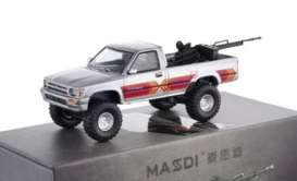 Toyota  - Hilux LN107 1994 grey - 1:64 - Massdi - TYT3905 - MAS-TYT3905 | The Diecast Company