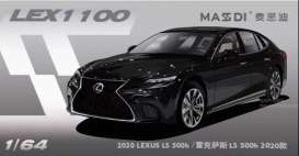 Lexus  - LS 500h 2020 black - 1:64 - Massdi - LEX1100 - MAS-LEX1100 | The Diecast Company