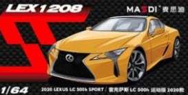 Lexus  - LS 500h 2020 yellow - 1:64 - Massdi - LEX1208 - MAS-LEX1208 | The Diecast Company
