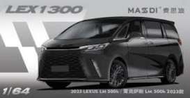 Lexus  - LM 500h 2023 black - 1:64 - Massdi - LEX1300 - MAS-LEX1300 | The Diecast Company