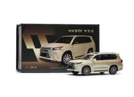 Lexus  - LS LX570 2016 gold - 1:64 - Massdi - LEX2503 - MAS-LEX2503 | The Diecast Company