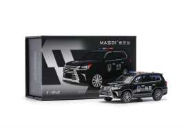 Lexus  - LS LX570 2016 black - 1:64 - Massdi - LEX2509 - MAS-LEX2509 | The Diecast Company
