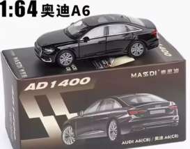 Audi  - A6 (C8) black - 1:64 - Massdi - AD1400 - MAS-AD1400 | The Diecast Company