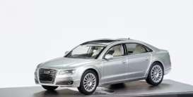 Audi  - A8L silver - 1:64 - Massdi - AD2404 - MAS-AD2404 | The Diecast Company