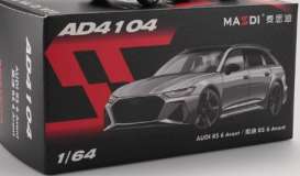 Audi  - RS6 silver - 1:64 - Massdi - AD4104 - MAS-AD4104 | The Diecast Company