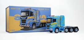 Scania  - blue/orange - 1:64 - Massdi - SCN1110 - MAS-SCN1110 | The Diecast Company