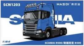 Scania  - R500 blue - 1:64 - Massdi - SCN1203 - MAS-SCN1203 | The Diecast Company
