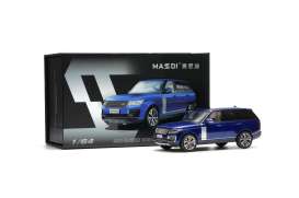 Range Rover  - 2020 silver blue - 1:64 - Massdi - LR1007 - MAS-LR1007 | The Diecast Company