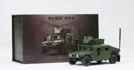 Humvee  - M1151 amry green - 1:64 - Massdi - TJ1000 - MAS-TJ1000 | The Diecast Company
