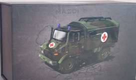 Unimog  - U1300L NATO tricolor  camouflage - 1:64 - Massdi - TJ1026 - MAS-TJ1026 | The Diecast Company