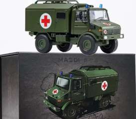 Unimog  - U1300L NATO green - 1:64 - Massdi - TJ1027 - MAS-TJ1027 | The Diecast Company