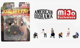 Figures  - Car Meet 5 various - 1:64 - American Diorama - 2432MJ - AD2432MJ | The Diecast Company