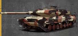 Leopard  - 2 A6 sand camouflage - 1:64 - Massdi - MS1206 - MAS-MS1206 | The Diecast Company