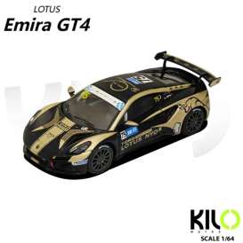 Lotus  - Emira 2023 gold/black - 1:64 - KILOWorks - KLWO027-1 - KLWO027-1 | The Diecast Company