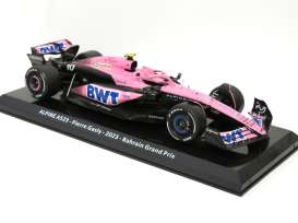 Alpine  - A523 2023 pink - 1:24 - Magazine Models - MW2ALA0111 - mag24F1Alpine | The Diecast Company