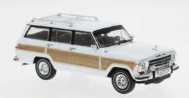 Jeep  - Grand Wagoneer  1989 white/brown - 1:43 - IXO Models - 1005997 - ixoCLC643 | The Diecast Company