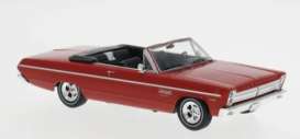 Plymouth  - Sport  1965 red - 1:43 - IXO Models - 1005991 - ixoCLC637 | The Diecast Company