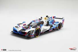 BMW  - M Hybrid V8 2025 white/blue/red - 1:18 - Top Speed - TS0666 - TS0666 | The Diecast Company