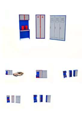 diorama  - blue - 1:24 - Dioramatoys - DTM2403 - DTM2403 | The Diecast Company