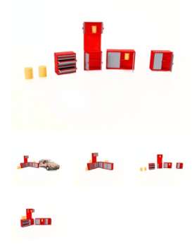 diorama  - red - 1:24 - Dioramatoys - DTM2407 - DTM2407 | The Diecast Company