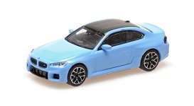 BMW  - M2 2023 blue - 1:87 - Minichamps - 870024701 - mc870024701 | The Diecast Company