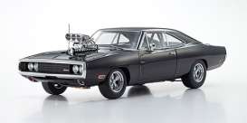 Dodge  - Charger R/T 1970 black - 1:18 - Kyosho - 8974FF - kyo8974FF | The Diecast Company